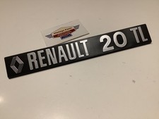 Renault 20 TL  monogramme