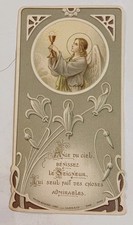 Ancienne image pieuse Souvenir