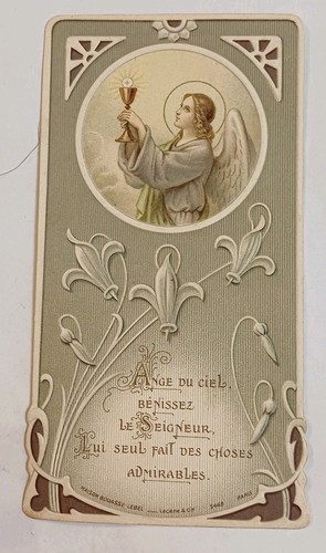 Ancienne image pieuse souvenir - pieuse,