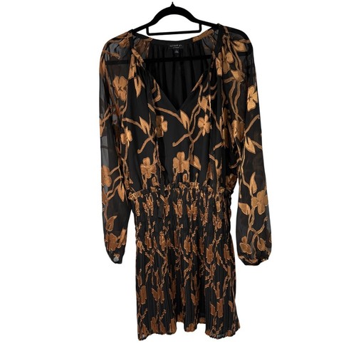 Current air black gold floral - current,