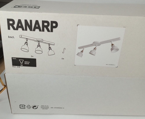 Ikea ranarp ceiling lamp - ceiling/lamp, track