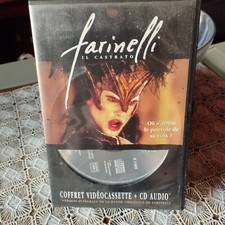 Cassette VHS et cd audio Farinelli 1995 testé et fonctionne