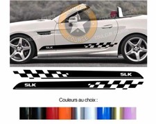 2 X BANDES BAS DE CAISSE POUR MERCEDES SLK AUTOCOLLANT STICKER BD540-66