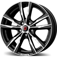Jante alu MOMO WHEELS REDS K2 18" 8J 5x108 ET 45 72.3 MATT BLACK MIRROR