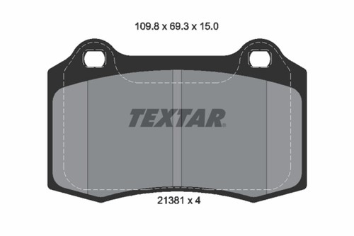 Plaquettes frein jaguar - plaquettes, t