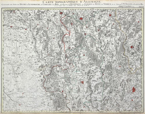 Lothringen carte ancienne - lothringen,