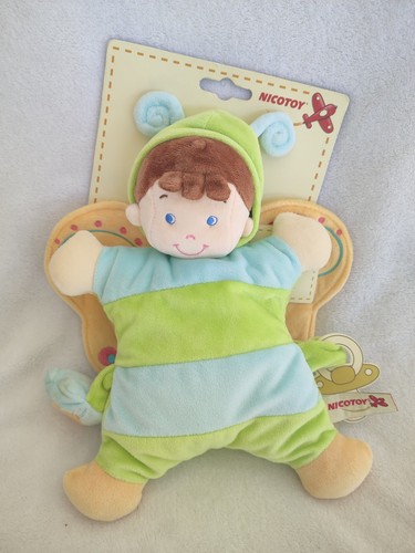 Doudou poupée papillon - poupée,