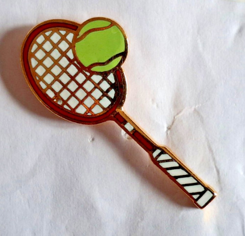 Pin saggay raquette balle - pin's,