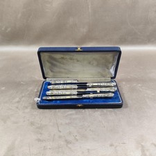 Lot de 6 couteaux en métal argenté WM Rogers Mfg Made in USA Années 1950