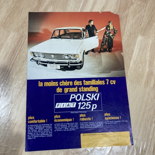 Fiat polski 125 - p, prospectus