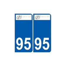 95 us logo autocollant sticker