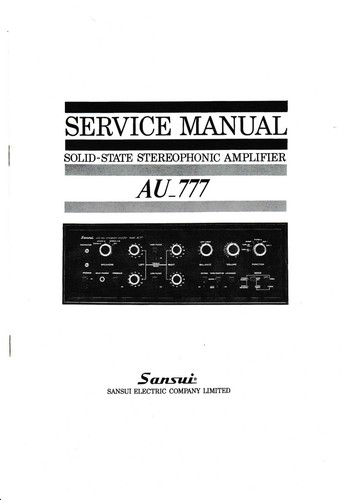 Service manual operating - service, manual-operating
