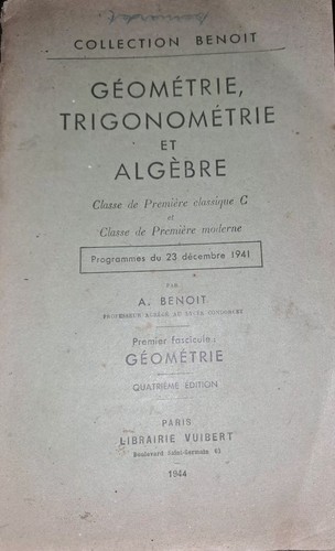 Géométrie trigonométrie - gÉomÉtrie, et