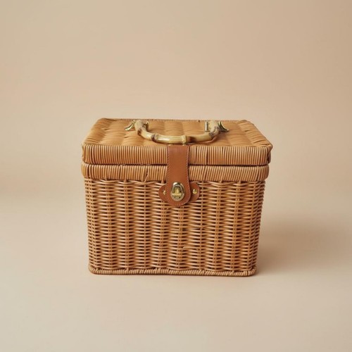 Boîte rangement tressée - rangement,