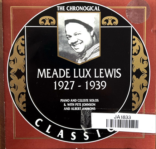 Meade lux lewis 1927 1939 - lux, cd