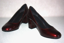 MINELLI Escarpins Cuir Vernis teinte Campari T 38 TBE