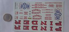 DECALCOMANIE DECALS  pinder ortf  le super cirque 1/43