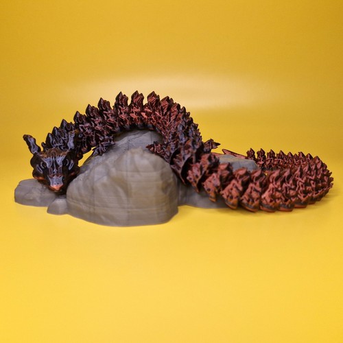 Dragon articulé imprimé en - dragon,