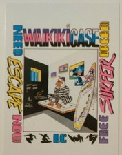 carte postale publicitaire LC WAIKIKI ESCAPE SURFER