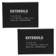 2 Batteries pour Samsung EX2F ES60 ES55 ES50 IT100 HZ15W HZ10W ES63 1000mAh 3,7V