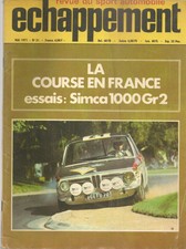 ECHAPPEMENT 31 1971 ESSAI