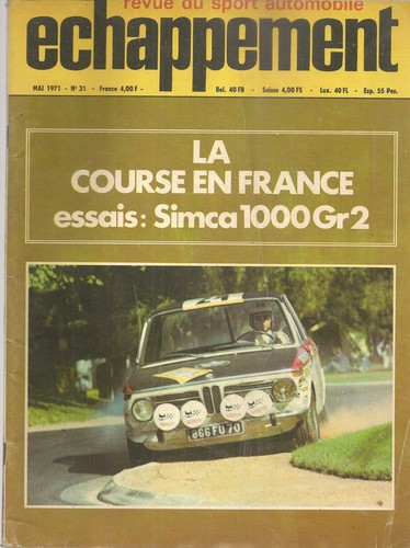 Echappement 1971 essai - echappement, 31