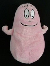 *. DOUDOU PELUCHE JEMINI BARBAPAPA ROSE BLANC NOIR BILLES EXCELLENT ETAT