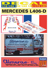 DECAL MERCEDES L406-D ASISTENCIA PORSCHE TEAM ALMERAS 1980 (02)