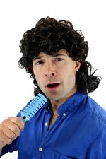 Perruque noire Hommes Gigolo
