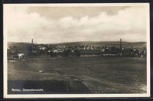 Carte postale rehau vue - postale, rehau,