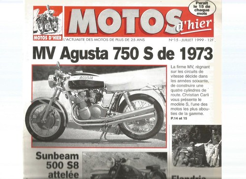 Motos hier mv - d'hier,