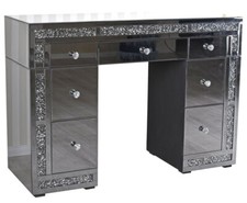 Coiffeuse Miroir Console Murale Table Console Table En Verre Glamour