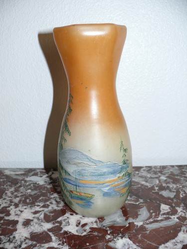 Superbe ancien vase verre