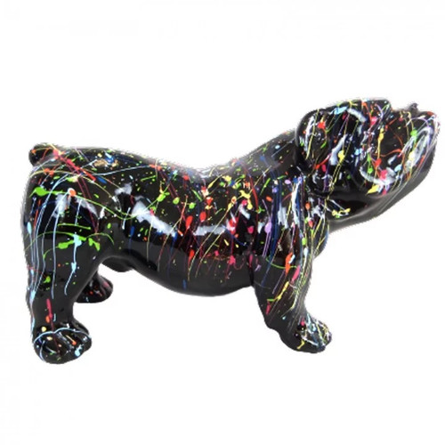 Statue résine bouledogue - statue,
