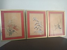 3 Peintures Asie Japonaise