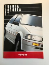 TOYOTA  Corolla GT  brochure dépliant catalogue publicitaire vintage C7*