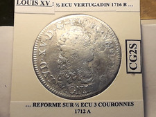 Louis XV 1/2 Ecu Vertugadin