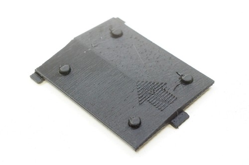 Printed battery door cover - 3d,