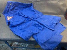 Ancienne salopette en jean bleu de travail Molinel cotte à bretelles taille 58