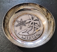 Coupelle Argentée Militaire Marine Nationale Essais Nucléaires Atole Mururoa (C7