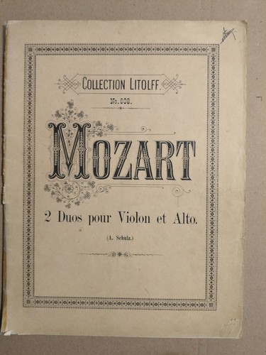 Partition ancienne violon - partition,