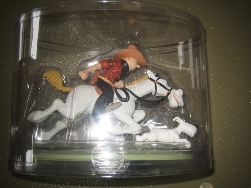 Figurine tintin cow boy et - en, cow-boy