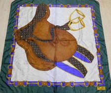 Foulard Vintage Soie 100% Pure