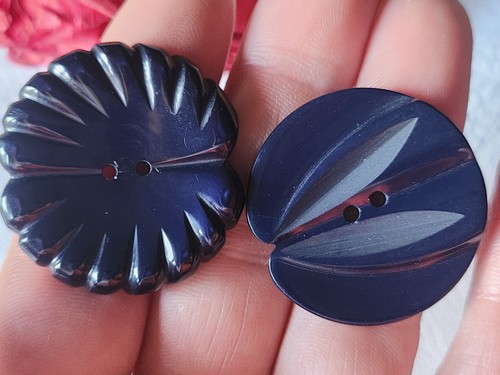 Duo gros boutons anciens art - boutons,