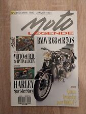 MOTO LEGENDE 2 BMW R 68 R 50 S HARLEY DAVIDSON SPORTSTER MOTO REVE 1912