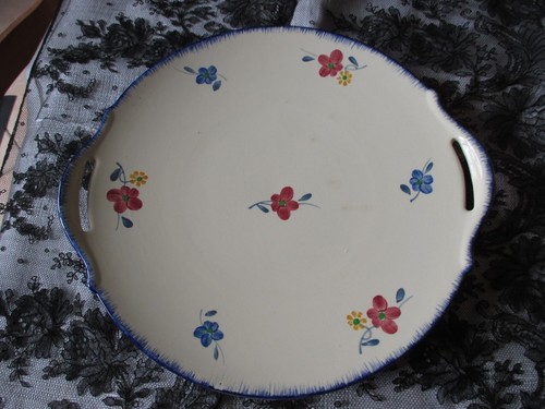 Ancien plat gateaux digoin - plat,
