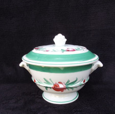 Creil et Montereau Pot Bol à Bouillon en Faience
