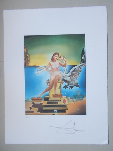 Lithographie salvador dali - lithographie,, "