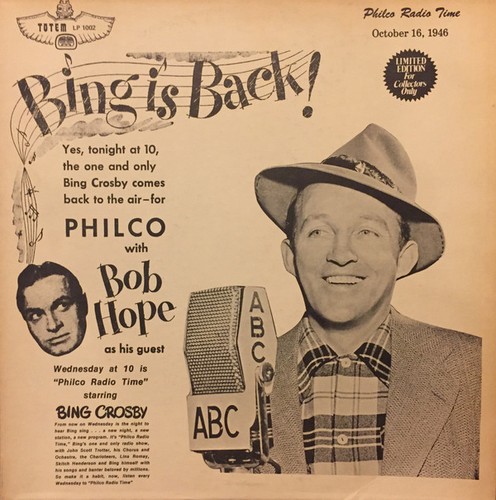 Bing crosby philco radio - philco,