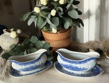 Deux saucières vintage Villeroy & Boch – Modèle Burgenland bleu